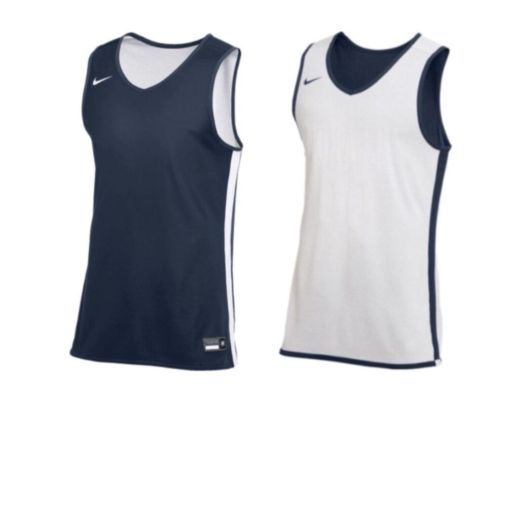 NWT Nike Reversible Basketball Dri-FIT Tank Lightweight Scoop Neck S (Stain)